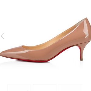 Christian Louboutin Kate 55 Patent Nude